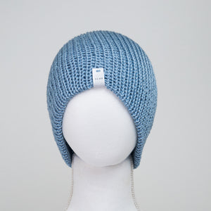 Baby Blue Knitted Beanie Winter Apparel LLASI Brand Classic Style