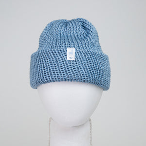Baby Blue Knitted Beanie Winter Apparel LLASI Brand Classic Style