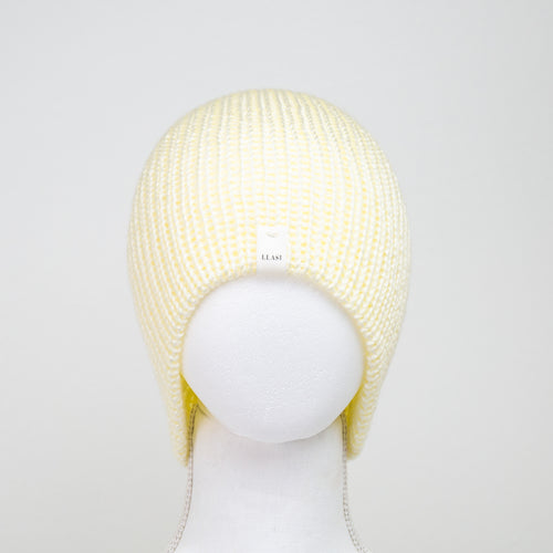 Tan Knitted Beanie Winter Apparel LLASI Brand Classic Style