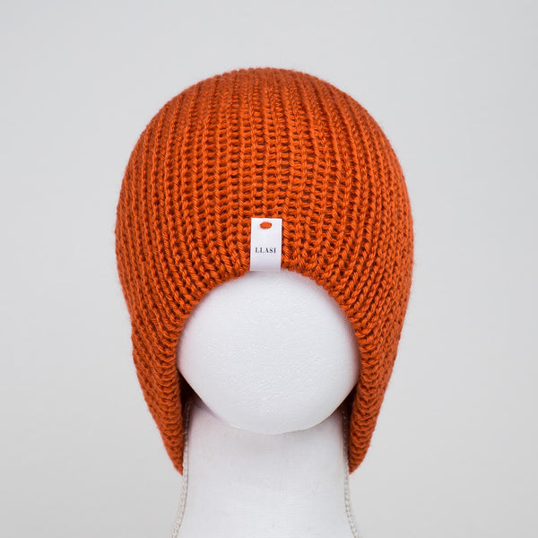 Cozy Pumpkin Knitted Beanie | Unisex Winter Hat | Classic LLASI Fisherman Style Headwear