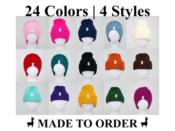 Cozy Unisex Knit Beanie: Versatile Minimalist Hat for All Seasons in Various Colors